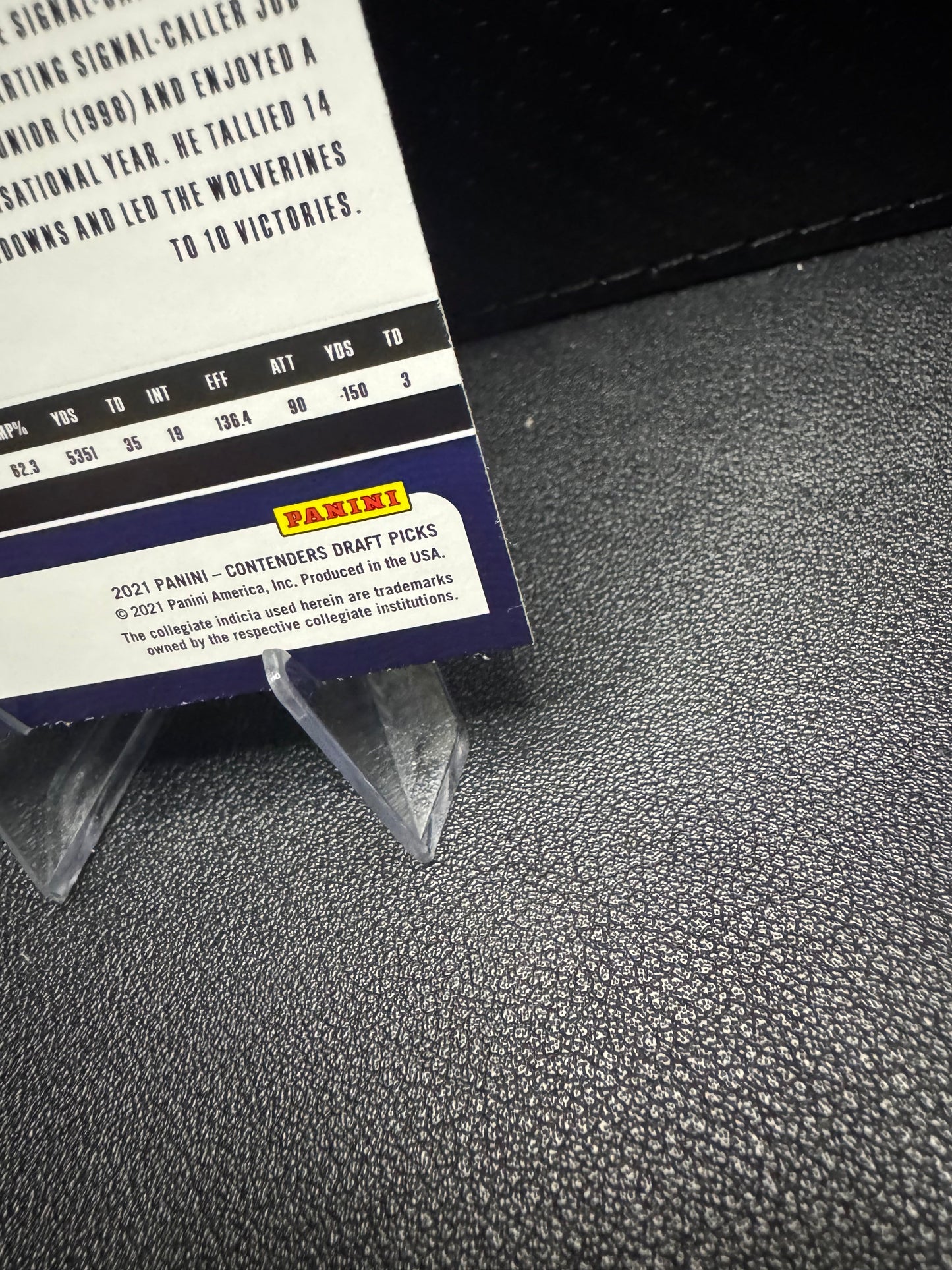 2021 Panini Contenders Draft Picks 8 Tom Brady Michigan Wolverines - 787 Hobby House