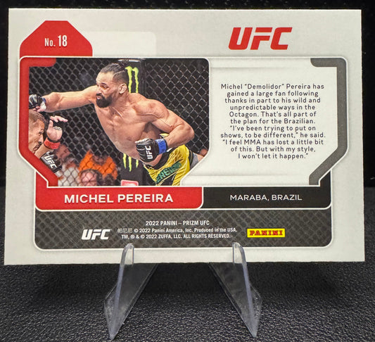 2022 Panini Prizm UFC 18 Michel Pereira MMA - 787 Hobby House