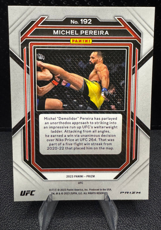2023 Panini Prizm UFC Prizms Under Card 192 Michel Pereira MMA - 787 Hobby House