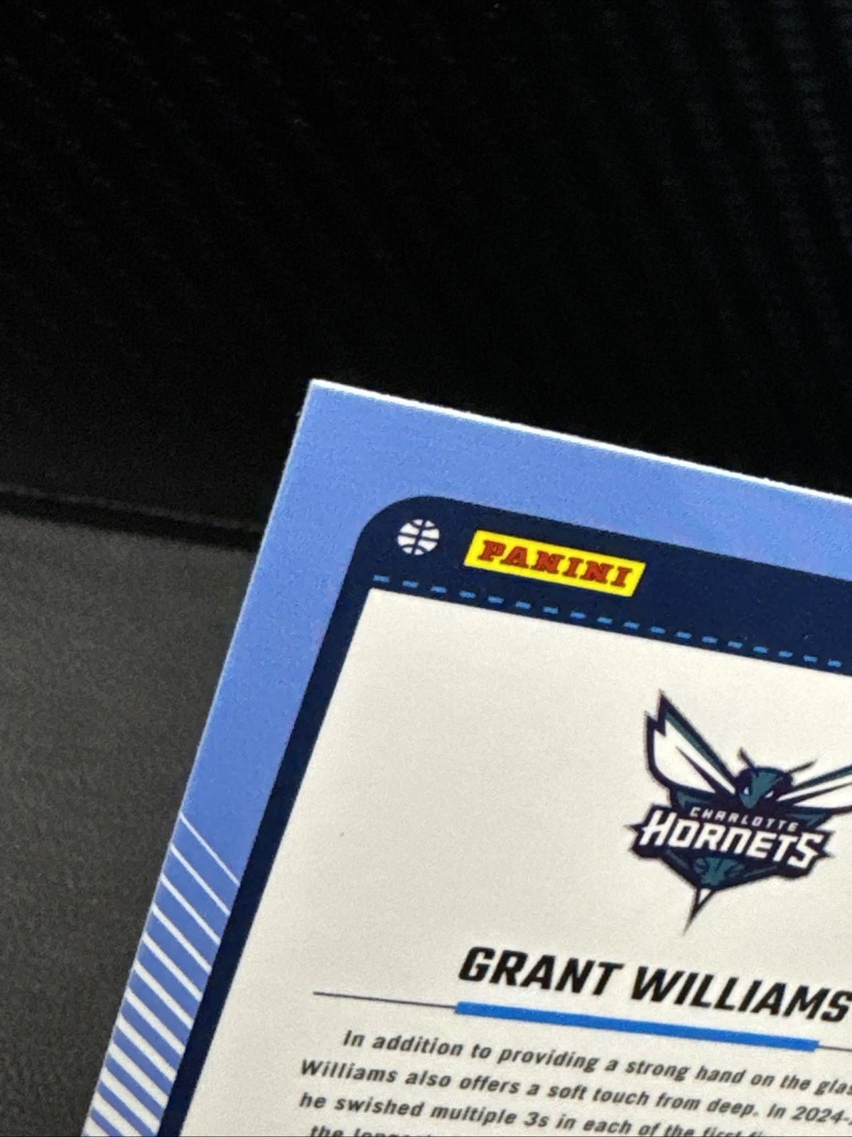 2024 - 25 Donruss Optic Purple Shimmer 77 Grant Williams Charlotte Hornets - 787 Hobby House