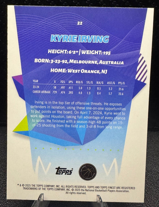 2024 - 25 Finest 22 Kyrie Irving Dallas Mavericks - 787 Hobby House