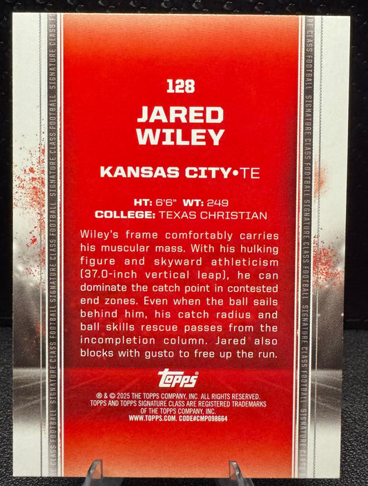 2024 Topps Signature Class Magenta 128 Jared Wiley RC 236/250 - 787 Hobby House