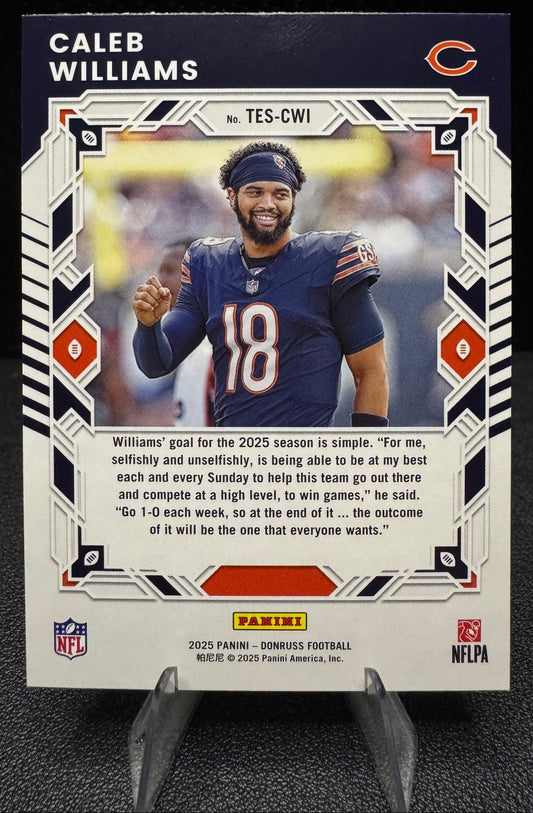 2025 Donruss TES - CWI Caleb Williams The Elite Series Chicago Bears - 787 Hobby House