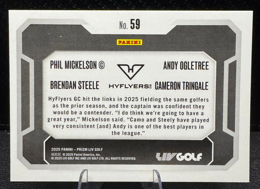 2025 Panini Prizm LIV 59 Phil Mickelson/Brendan Steele/Cameron Tringale/Andy Ogletree - 787 Hobby House