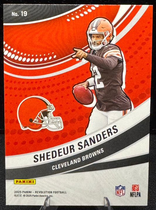 2025 Panini Revolution Futures #19 Shedeur Sanders RC Cleveland Browns - 787 Hobby House