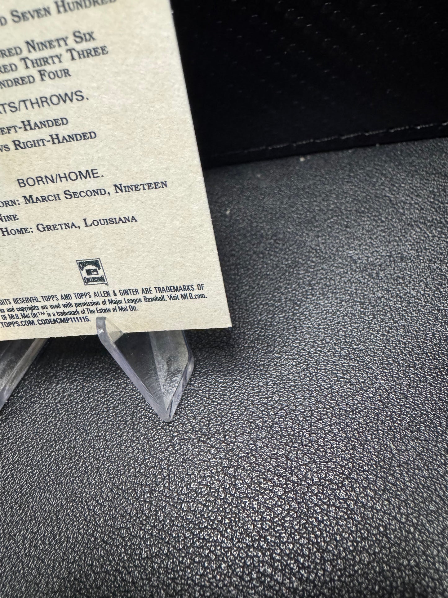 2025 Topps Allen & Ginter 317 Mel Ott New York Giants - 787 Hobby House