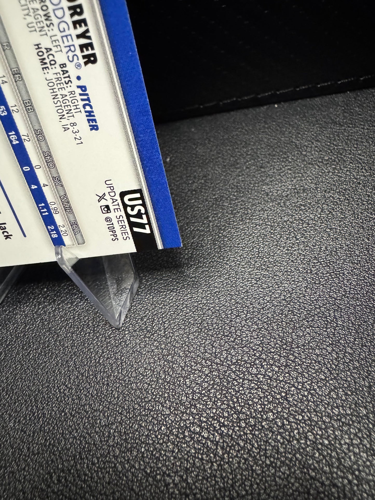 2025 Topps Update US77 Jack Dreyer Holiday RC Los Angeles Dodgers - 787 Hobby House