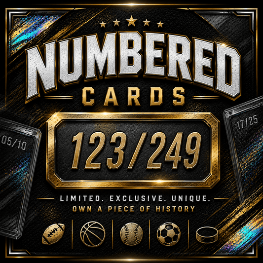What Are Numbered Sports Cards? - 787 Hobby House