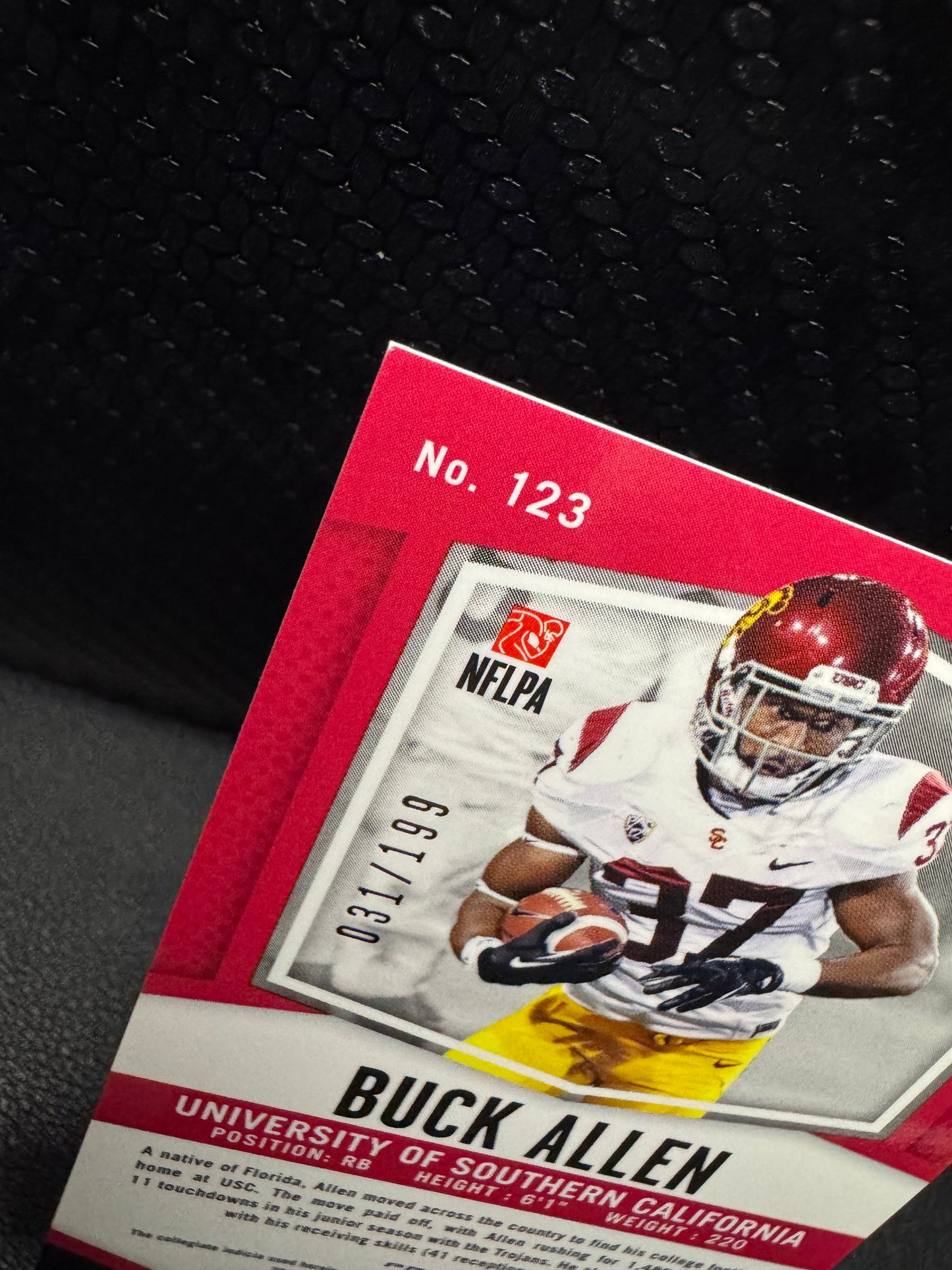 2015 Panini Prizm Collegiate Draft Picks Prizms Camo 123 Buck Allen RC 31/199 - 787 Hobby House