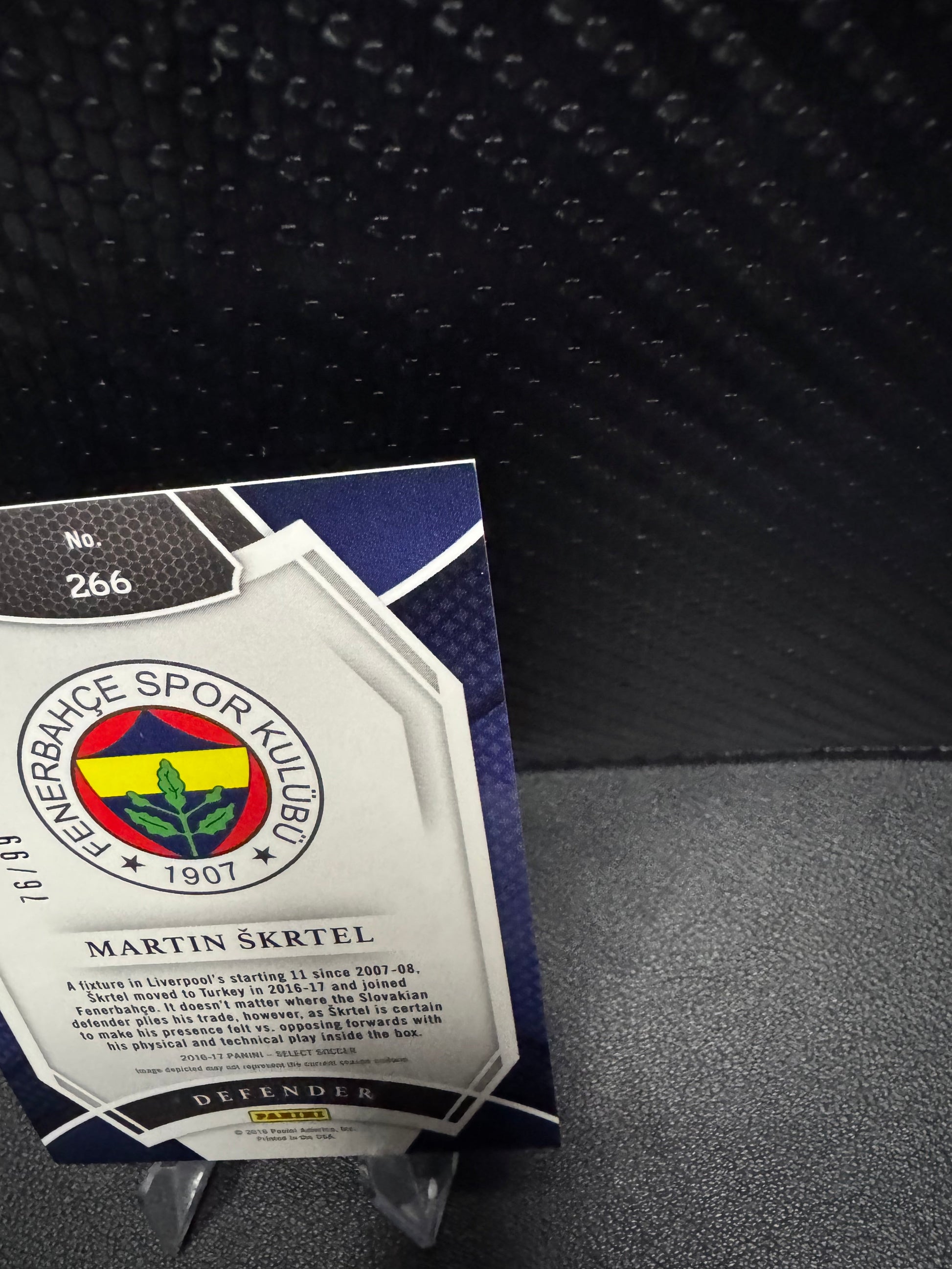 2016-17 Select White 266 Martin Skrtel 76/99 - 787 Hobby House