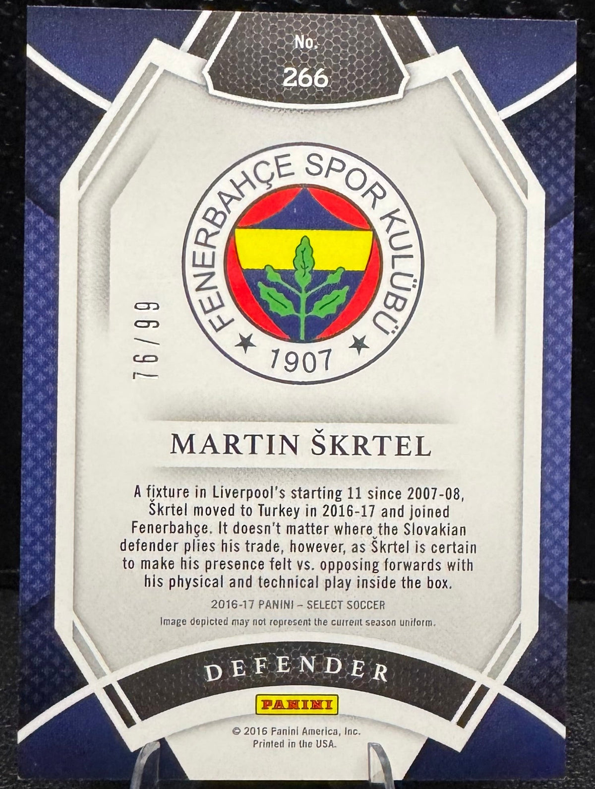 2016-17 Select White 266 Martin Skrtel 76/99 - 787 Hobby House