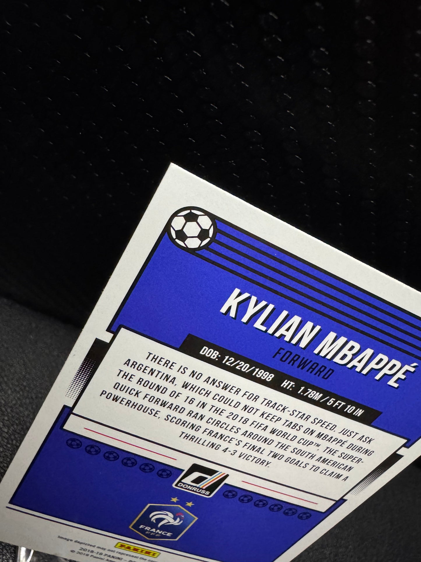 2018 - 19 Donruss 132 Kylian Mbappe France - 787 Hobby House