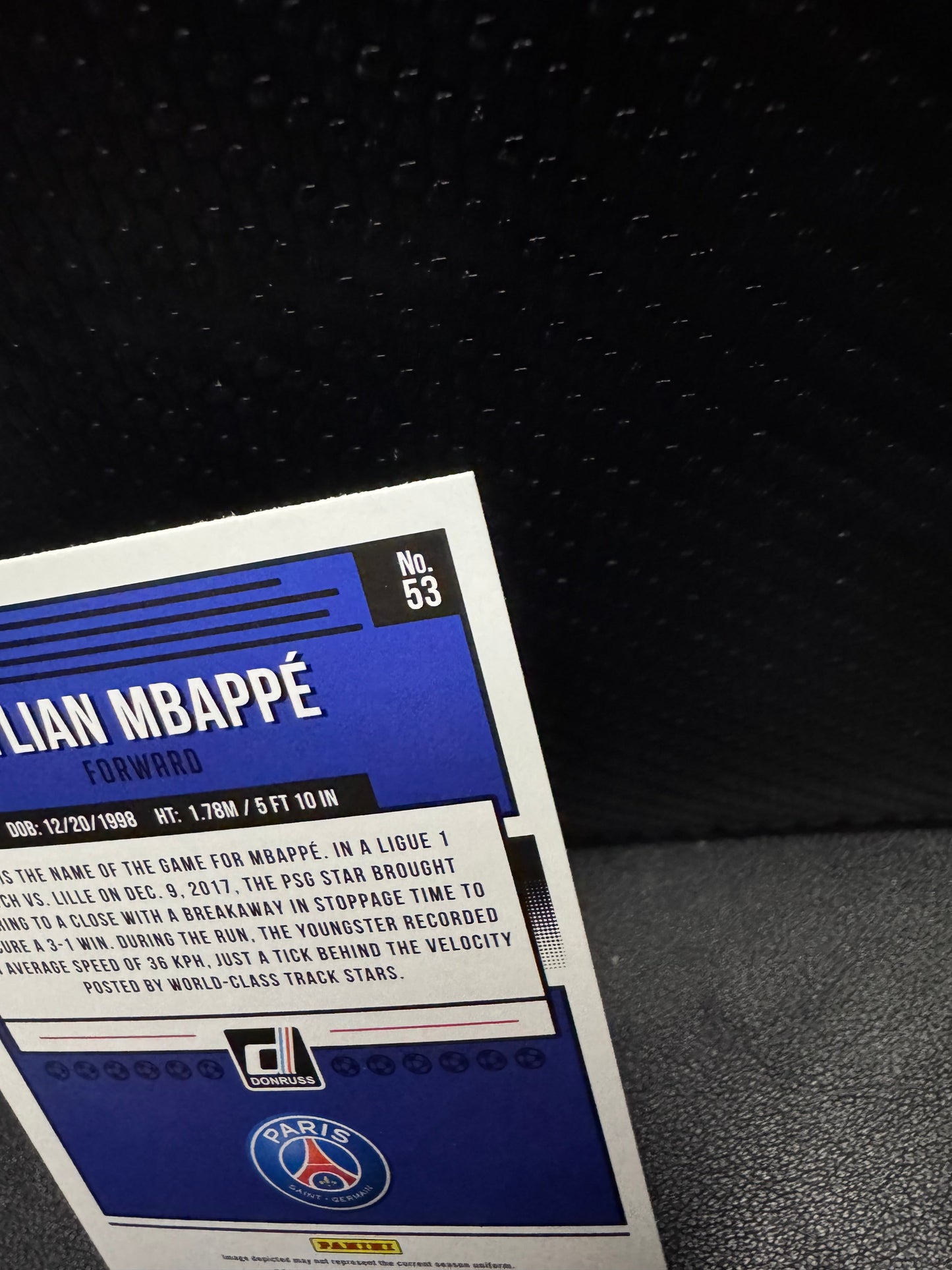 2018 - 19 Donruss 53 Kylian Mbappe Paris Saint Germain - 787 Hobby House