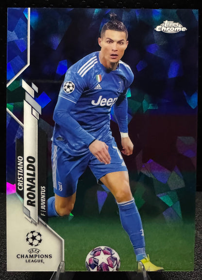  2019-20 Topps Chrome Sapphire UEFA Champions League Image Variations #100 Cristiano Ronaldo