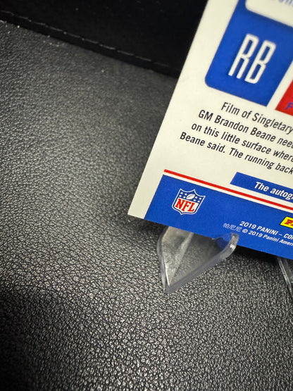 2019 Panini Contenders Cracked Ice 137A Devin Singletary AU RC 17/23 - 787 Hobby House
