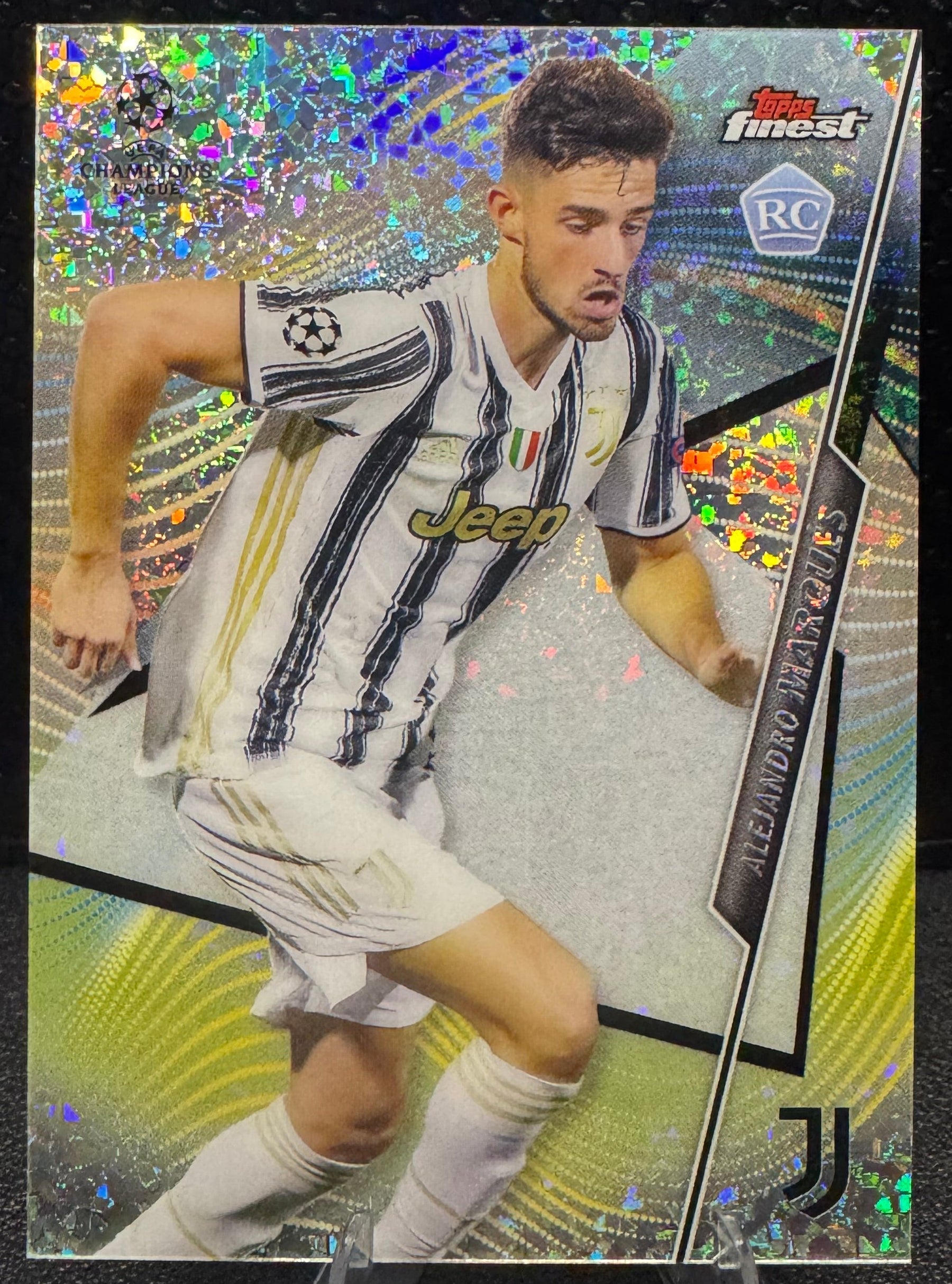 2020 - 21 Finest UEFA Champions League Speckle Refractors 125 87 Alejandro Marques RC 88/125 - 787 Hobby House