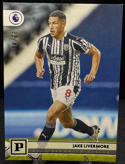 2020 - 21 Panini Premier League Blue 22 Jake Livermore 4/99 - 787 Hobby House