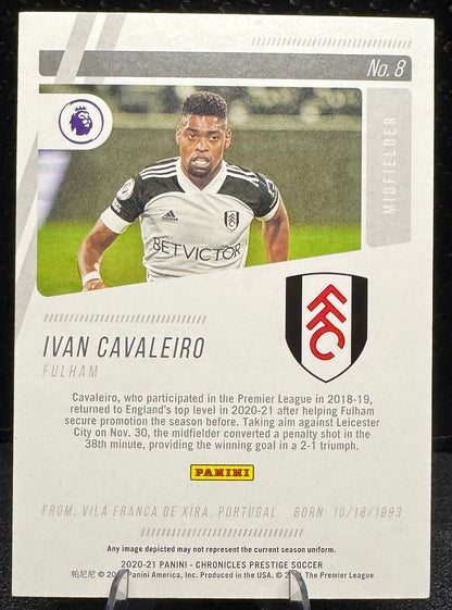 2020-21 Prestige Premier League Xtra Points Blue 8 Ivan Cavaleiro 14/99 - 787 Hobby House