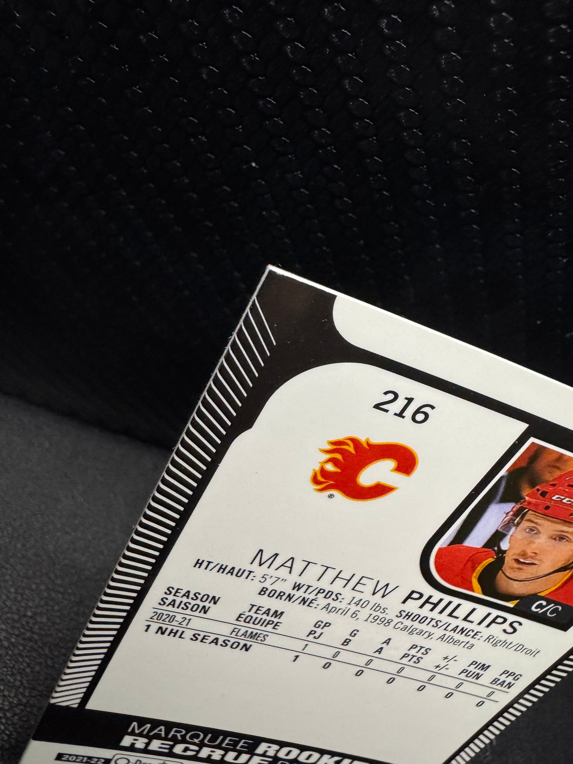 2021 - 22 O - Pee - Chee Platinum Marquee Rookies 216 Matthew Phillips RC - 787 Hobby House