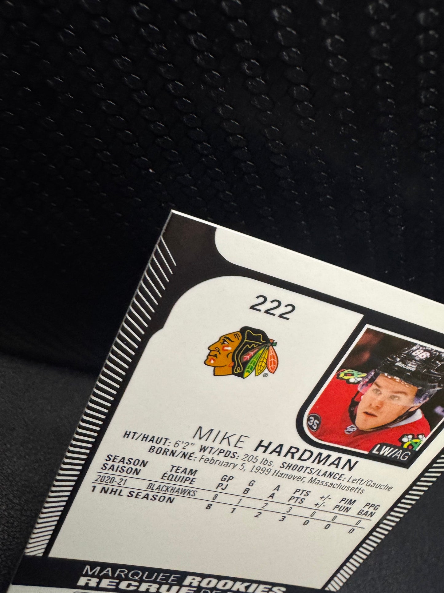 2021 - 22 O - Pee - Chee Platinum Marquee Rookies 222 Mike Hardman RC - 787 Hobby House