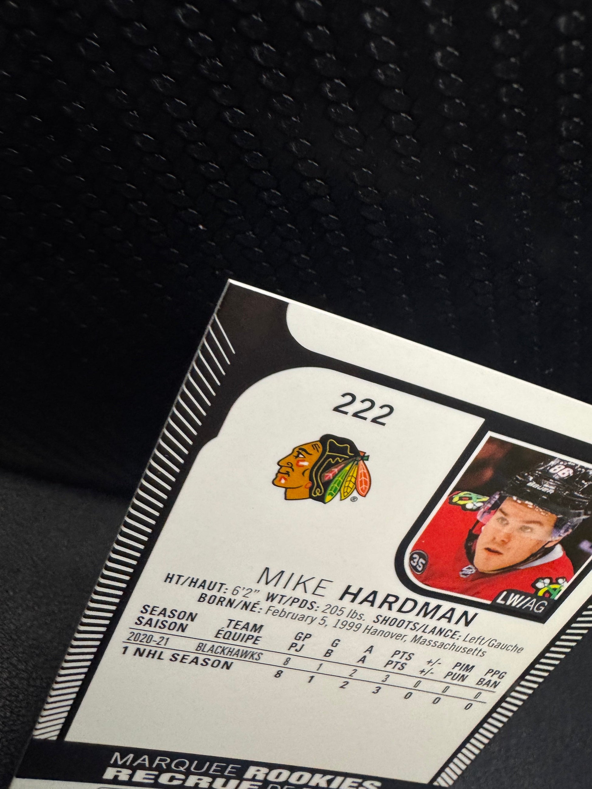 2021 - 22 O - Pee - Chee Platinum Marquee Rookies 222 Mike Hardman RC - 787 Hobby House