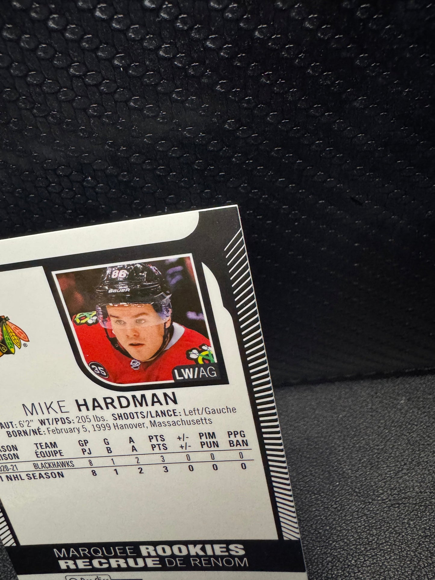 2021 - 22 O - Pee - Chee Platinum Marquee Rookies 222 Mike Hardman RC - 787 Hobby House
