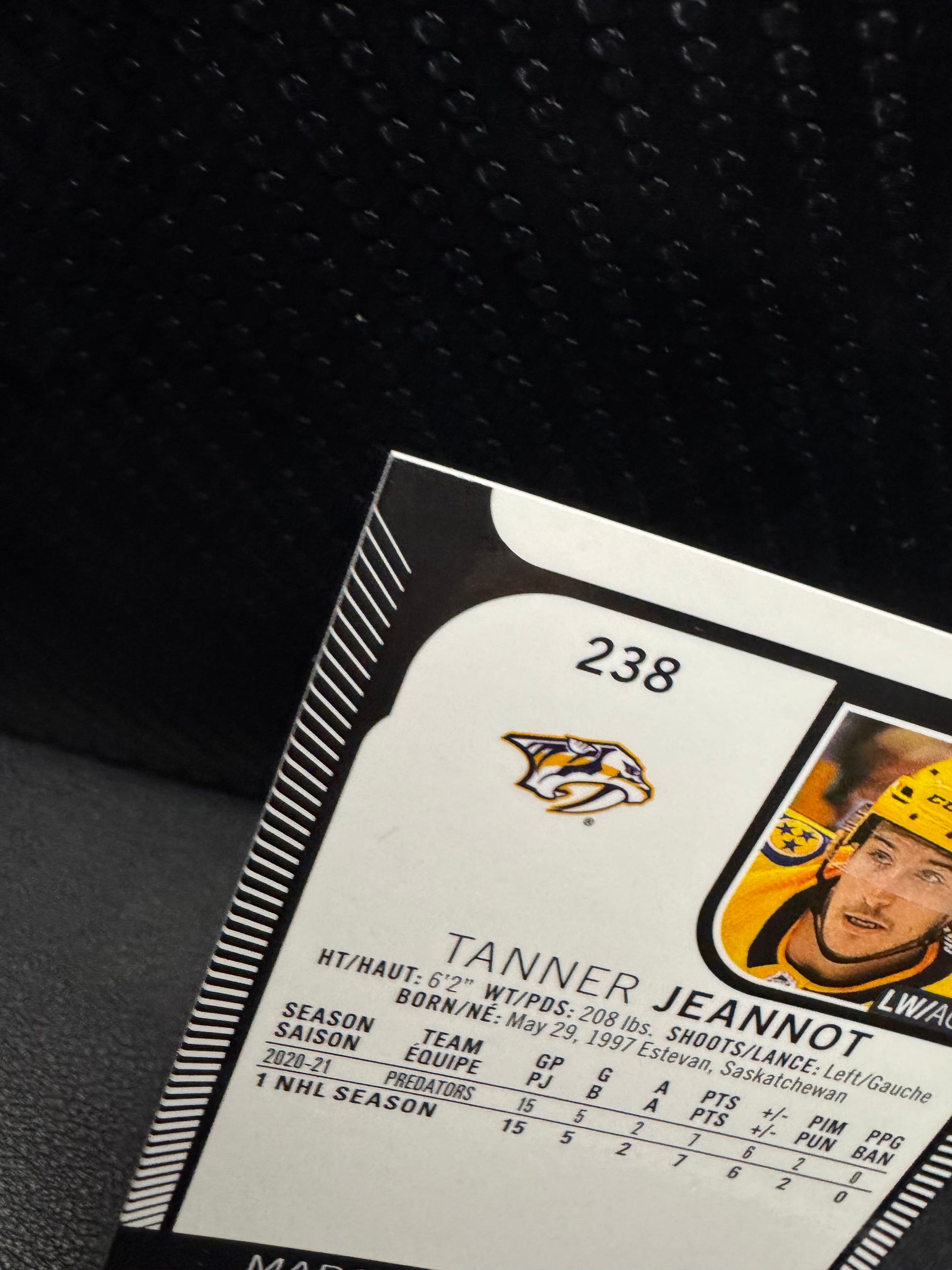 2021 - 22 O - Pee - Chee Platinum Marquee Rookies 238 Tanner Jeannot RC - 787 Hobby House