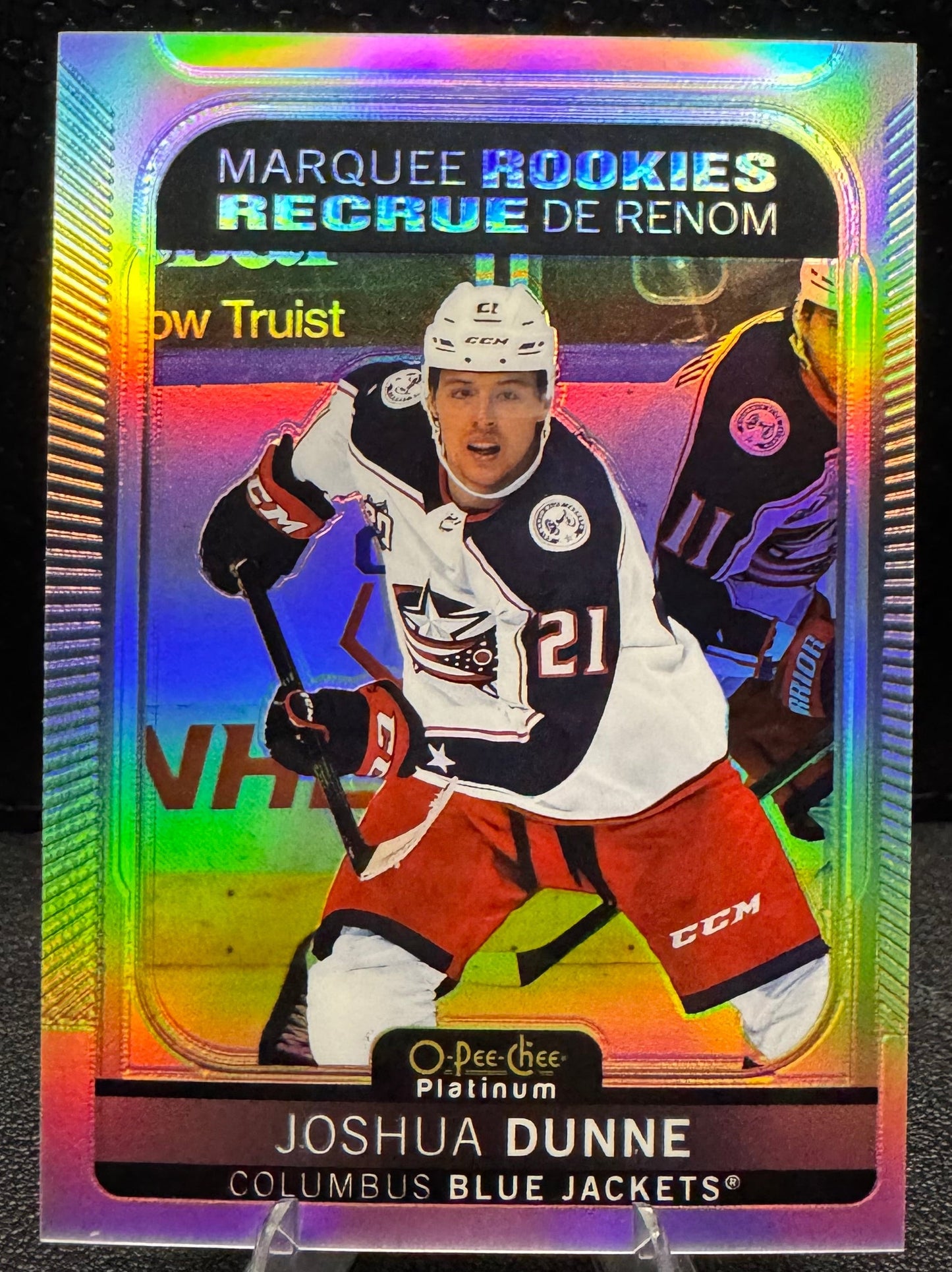 2021 - 22 O - Pee - Chee Platinum Rainbow Marquee Rookies 243 Joshua Dunne RC - 787 Hobby House
