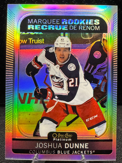 2021 - 22 O - Pee - Chee Platinum Rainbow Marquee Rookies 243 Joshua Dunne RC - 787 Hobby House