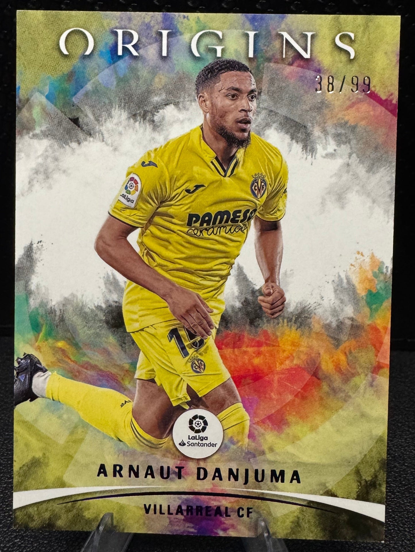 2021 - 22 Panini Chronicles La Liga Blue Origins 100 Arnaut Danjuma 38/99 - 787 Hobby House