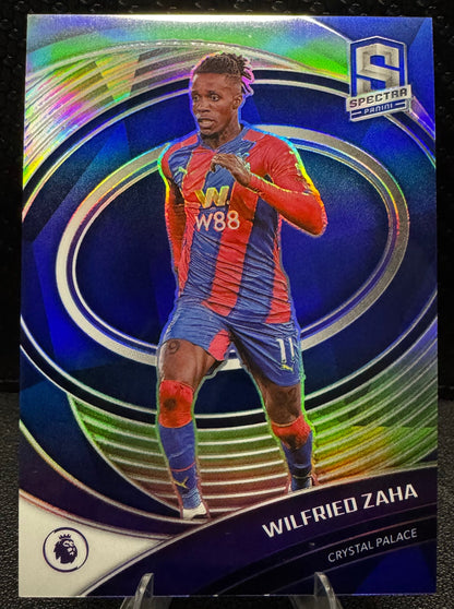 2021 - 22 Panini Chronicles Premier League Blue Spectra 255 Wilfried Zaha 08/49 - 787 Hobby House