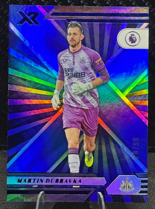 2021-22 Panini Chronicles Premier League Blue XR 120 Martin Dubravka 70/99 - 787 Hobby House