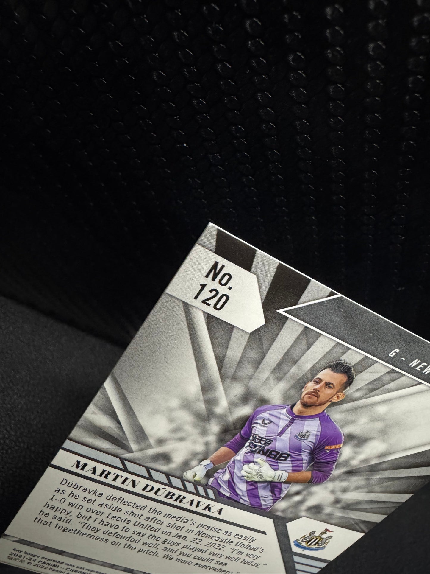 2021-22 Panini Chronicles Premier League Blue XR 120 Martin Dubravka 70/99 - 787 Hobby House