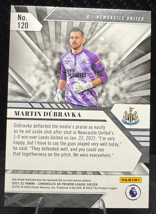 2021-22 Panini Chronicles Premier League Blue XR 120 Martin Dubravka 70/99 - 787 Hobby House