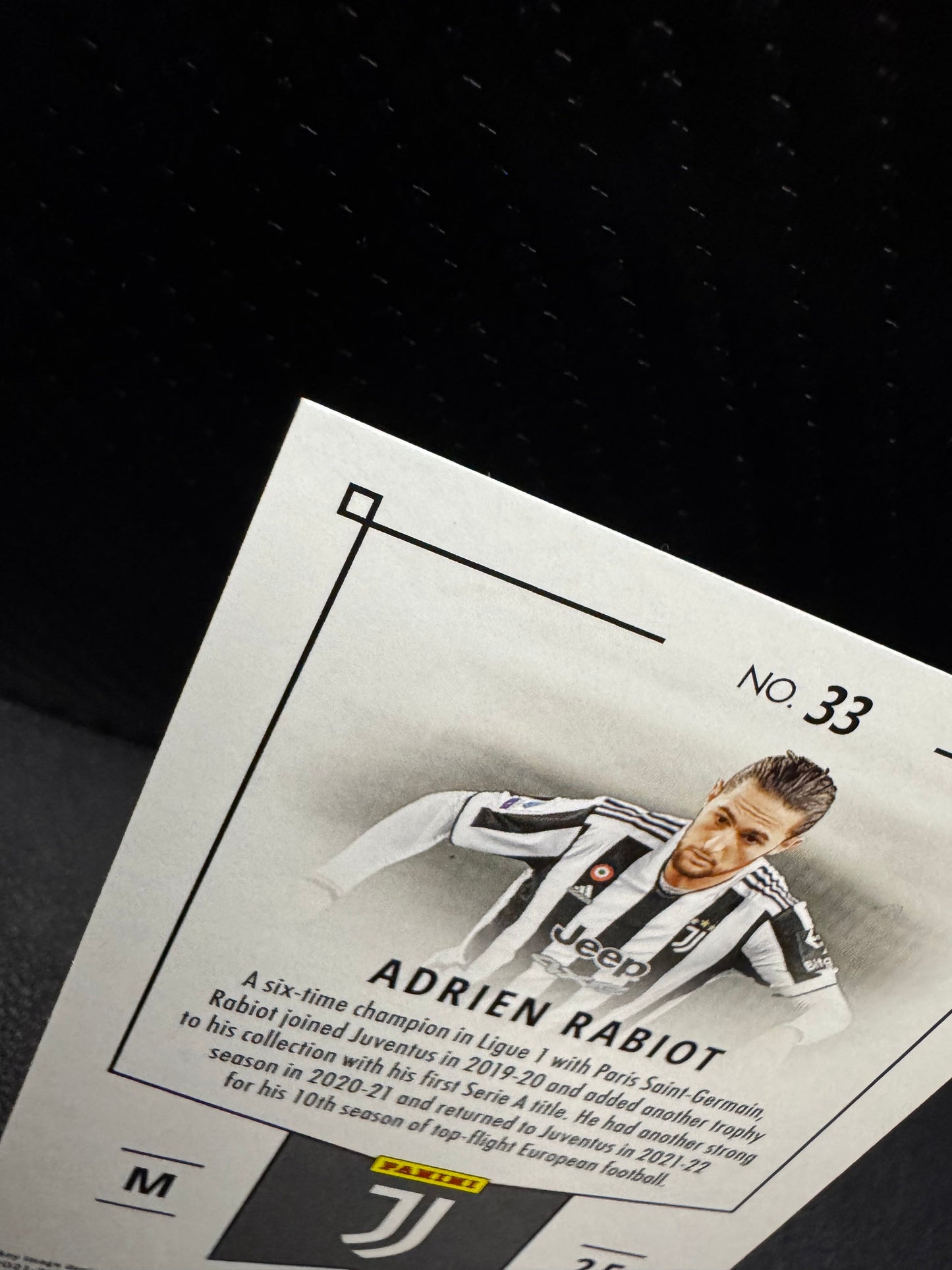 2021 - 22 Panini Chronicles Serie A Blue 33 Adrien Rabiot Juventus 83/99 - 787 Hobby House