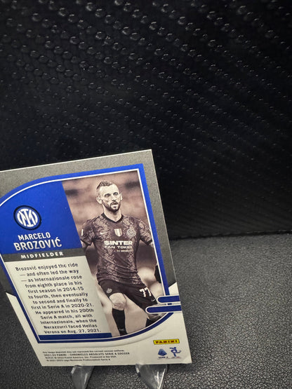 2021 - 22 Panini Chronicles Serie A Blue Absolute 48 Marcelo Brozovic 58/99 - 787 Hobby House