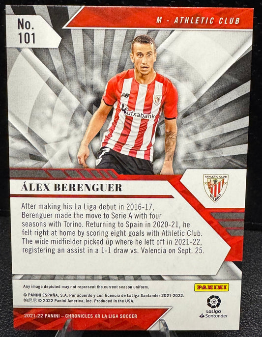 2021-22 Panini Chronicles XR La Liga Blue 101 Alex Berenguer 48/99 - 787 Hobby House