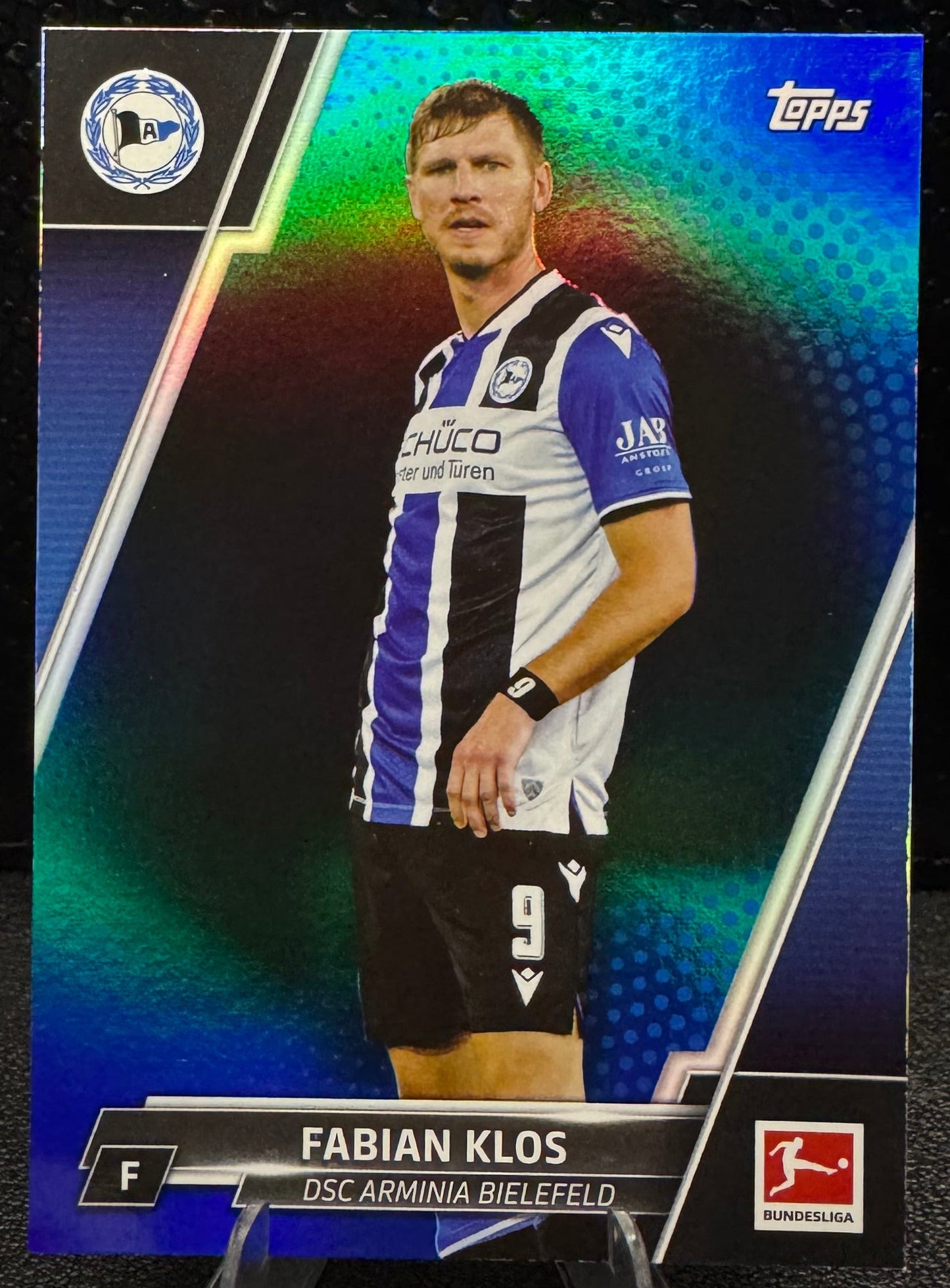 2021 - 22 Topps Bundesliga Blue Foil 32 Fabian Klos 29/99 - 787 Hobby House