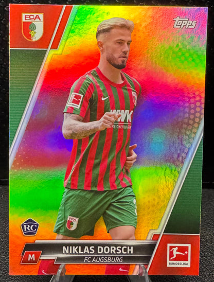 2021 - 22 Topps Bundesliga Gold Foil 3 Niklas Dorsch RC 19/50 - 787 Hobby House