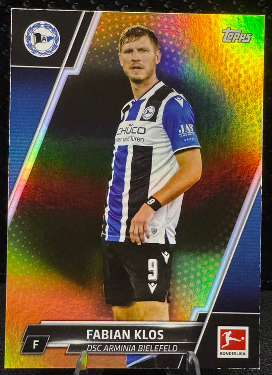 2021-22 Topps Bundesliga Gold Foil 32 Fabian Klos 30/50 - 787 Hobby House