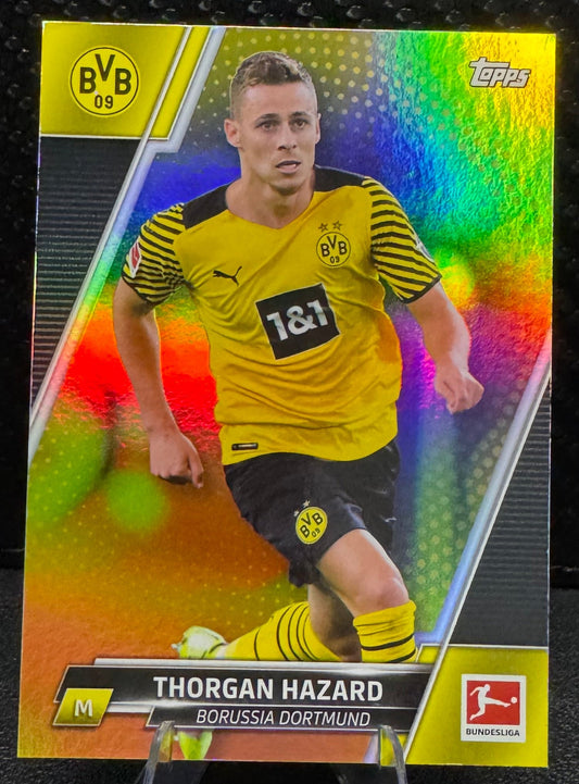 2021-22 Topps Bundesliga Gold Foil 59 Thorgan Hazard 32/50 - 787 Hobby House
