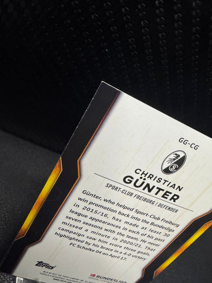 2021-22 Topps Bundesliga Golden Generation Gold Foil GGCG Christian Gunter 41/50 - 787 Hobby House