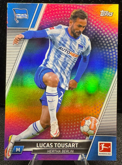 2021 - 22 Topps Bundesliga Silver Foil 11 Lucas Tousart 11/75 - 787 Hobby House