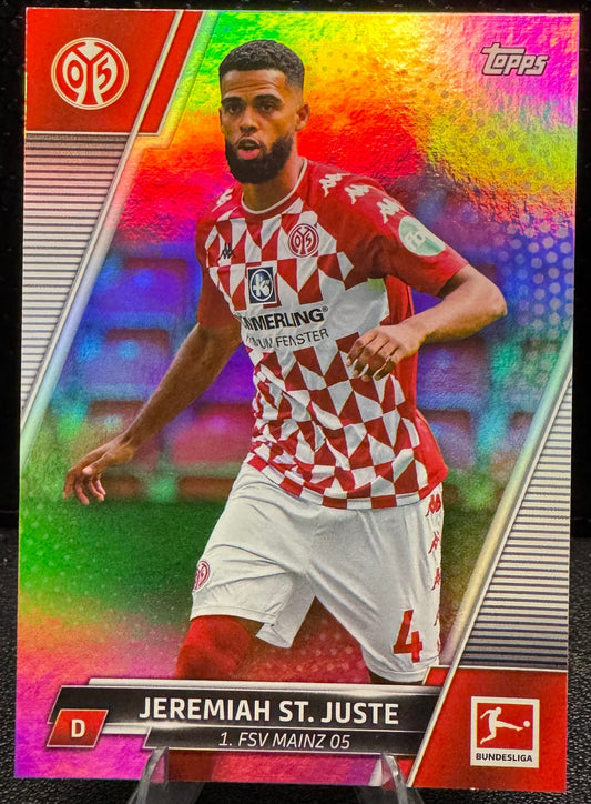 2021 - 22 Topps Bundesliga Silver Foil 136 Jeremiah St. Juste 38/75 - 787 Hobby House
