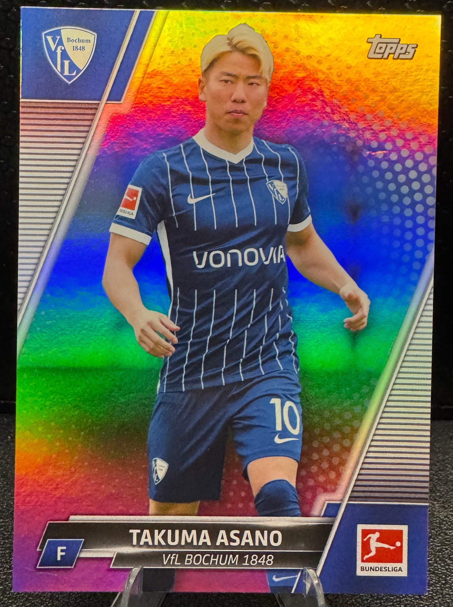 2021 - 22 Topps Bundesliga Silver Foil 43 Takuma Asano 21/75 - 787 Hobby House