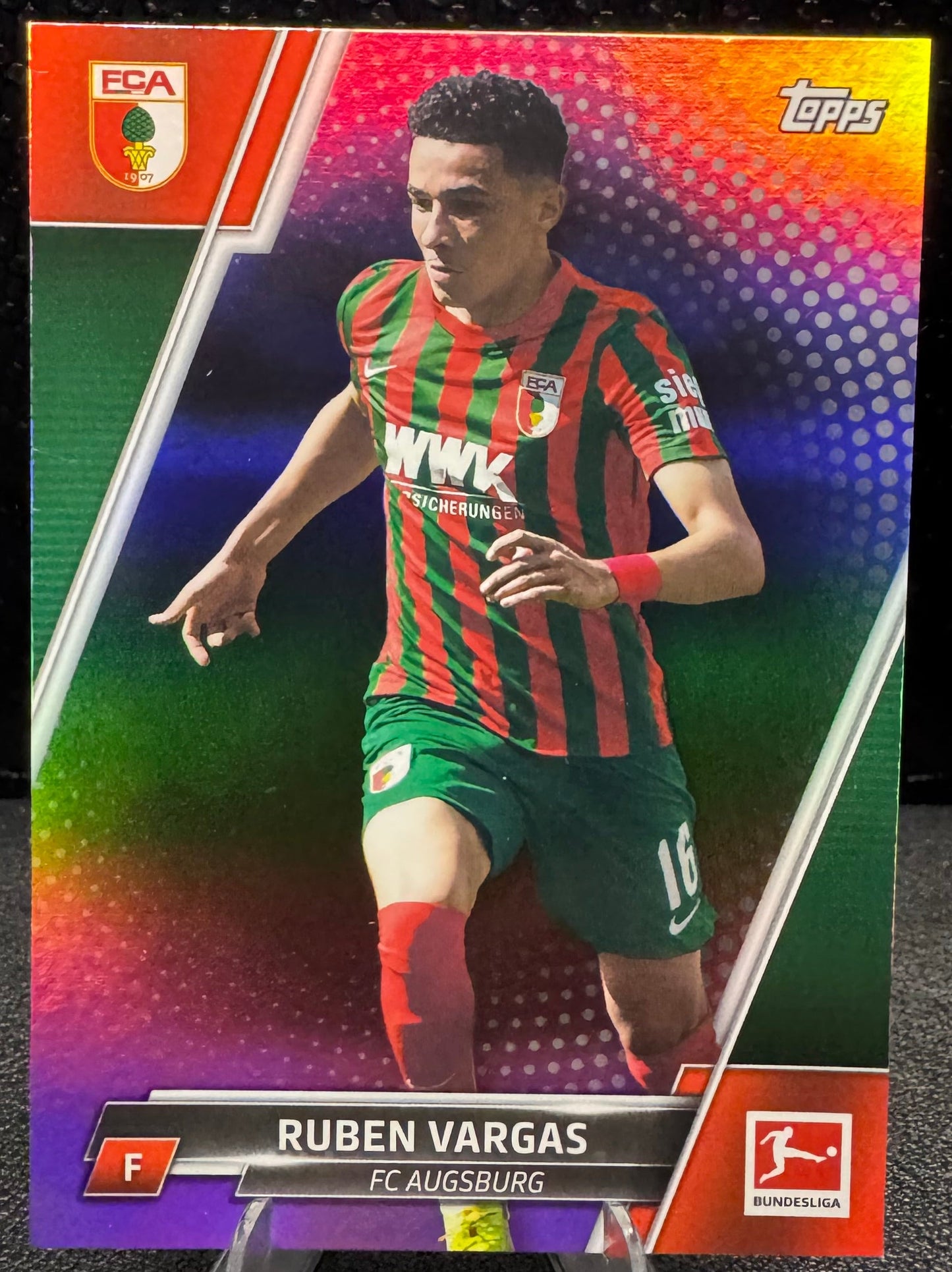 2021 - 22 Topps Bundesliga Silver Foil 9 Ruben Vargas 5/75 - 787 Hobby House