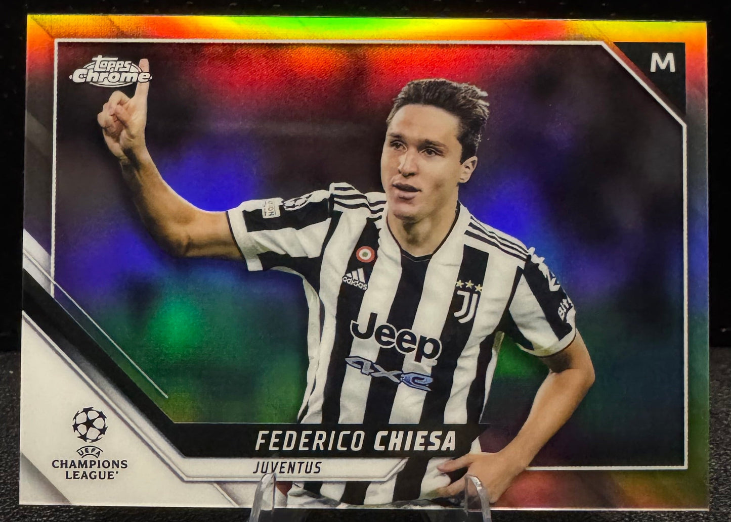 2021 - 22 Topps Chrome UEFA Champions League Refractors 195 Federico Chiesa - 787 Hobby House