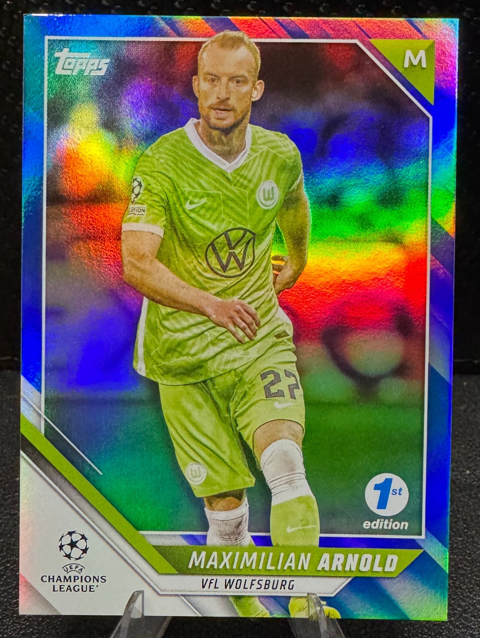 2021-22 Topps UEFA Champions League 1st Edition Blue Inferno 121 Maximilian Arnold 20/30 - 787 Hobby House