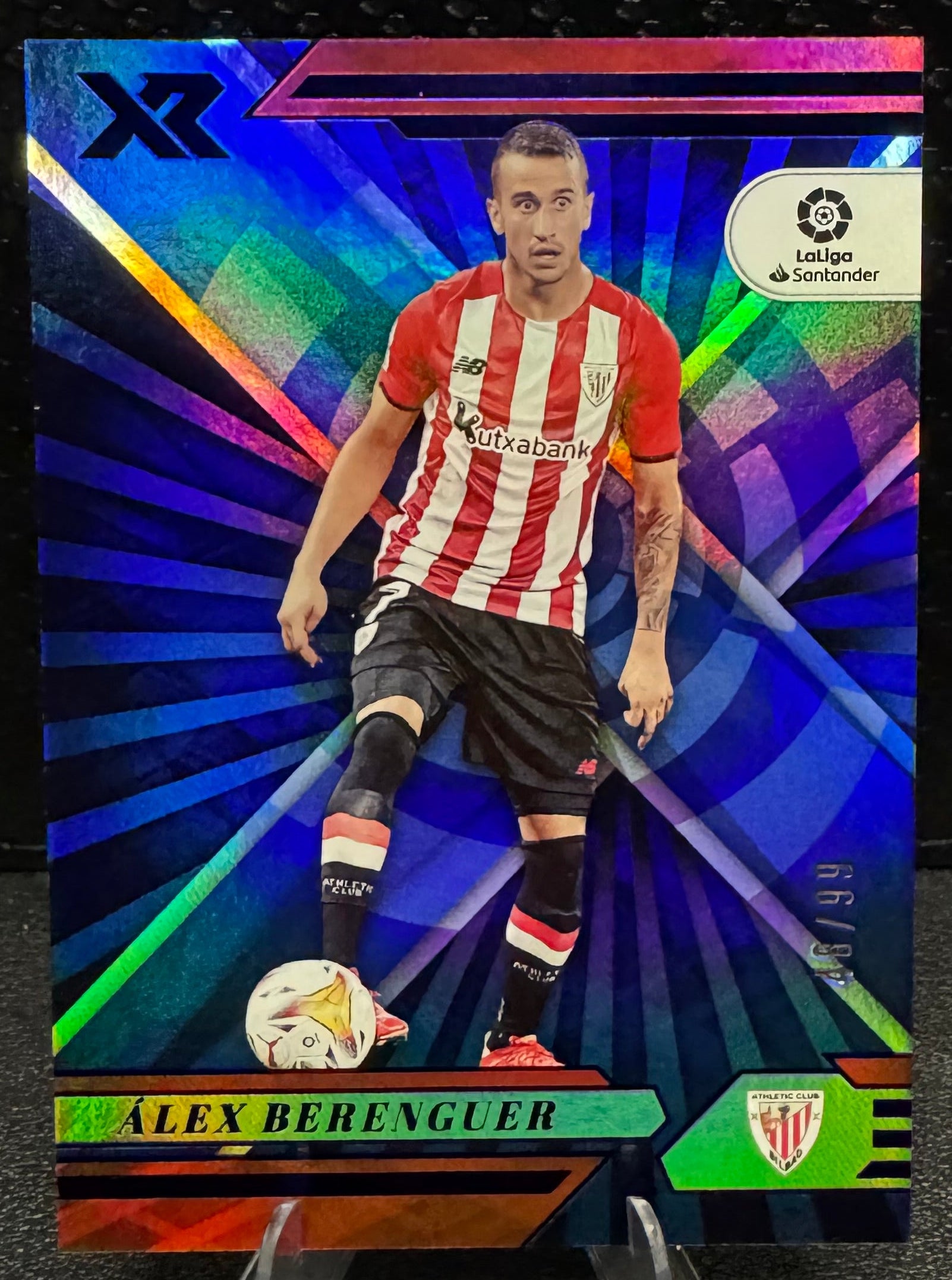 2021-22 Panini Chronicles XR La Liga Blue #101 Alex Berenguer 48/99
