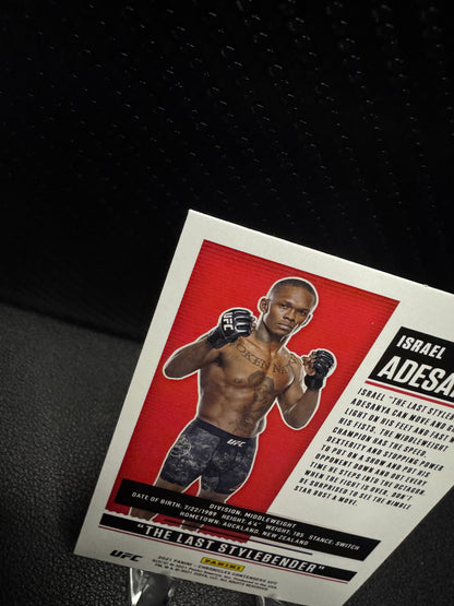 2021 Panini Chronicles Contenders UFC #5 Isreal Adesanya MMA